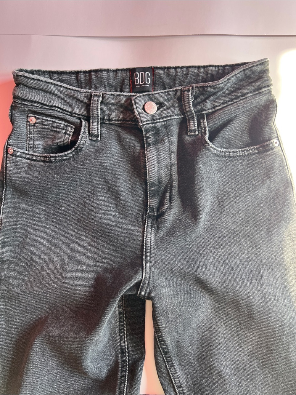BDG “Kick Flare High Rise Cropped” Jeans Size 27